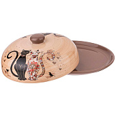 Блюдо для блинов AGNESS "Парижские коты" 23х10 см 358-1728 Блюдо для блинов AGNESS "Парижские коты" 23х10 см 358-1728