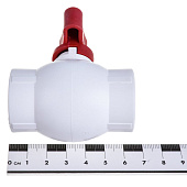  Шаровой кран 25 баб красный PPR 