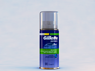 Гель для бритья GILLETTE Sensitive для чувствительной кожи с алоэ 75мл
