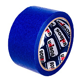  Профессиональная малярная лента д/наружных работ 50ммх25м синяя/UNIBOB 