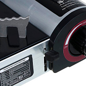 Плитка газовая ЕРМАК с цанговым захватом, переходник, кейс, алюминий, 25х20х7,7см 116-060 Плитка газовая ЕРМАК с цанговым захватом, переходник, кейс, алюминий, 25х20х7,7см 116-060