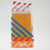  Набор карандашей 12шт. Attomex 2B-2H желтый корп. пластик.уп. (12/240) /5030402/ 