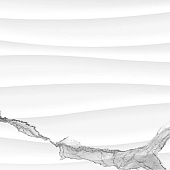  Плитка  60х25 Arto GT Белый волна арт.10100001339/ GlobalTile  (1,2м2) 