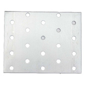 Пластина соединительная 80х100х1,8-2,0мм, цинк Пластина соединительная 80х100х1,8-2,0мм, цинк