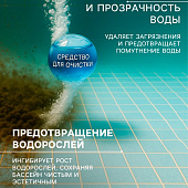  Средство для очистки воды в бассейне Aqualand, от водорослей, не пенящийся М, 1 л 