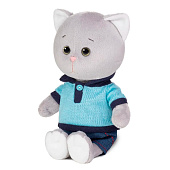 Мягкая игрушка Колбаскин&Мышель, Колбаскин в голубом поло и штанишках, 20 см Мягкая игрушка Колбаскин&Мышель, Колбаскин в голубом поло и штанишках, 20 см