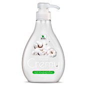 Крем-мыло жидкое с перламутром Cremy Нежный хлопок с дозатором 250 мл. Clean&Green CG8407 Крем-мыло жидкое с перламутром Cremy Нежный хлопок с дозатором 250 мл. Clean&Green CG8407