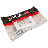 Рамка для розеток и выключателей, 1 пост, цвет белый, EKF Эпика Рамка для розеток и выключателей, 1 пост, цвет белый, EKF Эпика