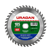 Диск пильный по дереву 185х30/20мм 40Т URAGAN Диск пильный по дереву 185х30/20мм 40Т URAGAN