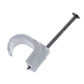  Скоба для электрокабеля  7 плоск, 50 шт 