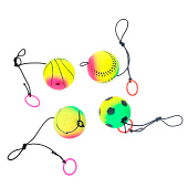 Мягкий мяч Спорт, с резинкой, микс, 7393832 Мягкий мяч Спорт, с резинкой, микс, 7393832