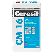 Клей эластичный для любых видов плитки СМ16 C2TE (5кг) / Церезит Клей эластичный для любых видов плитки СМ16 C2TE (5кг) / Церезит