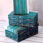 Подарочная коробка «Golden lines», 18х12х7 Подарочная коробка «Golden lines», 18х12х7