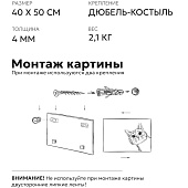  Картина стекло Марс 40х50 