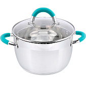 Кастрюля из нержавеющей стали Mallony Bravo 3.9л 005430 Кастрюля из нержавеющей стали Mallony Bravo 3.9л 005430