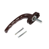 Ручка оконная (алюм, штифт 35мм) (коричневый) RAL 8017 6923744 Ручка оконная (алюм, штифт 35мм) (коричневый) RAL 8017 6923744