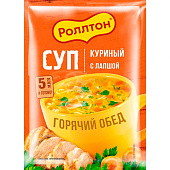 Суп Роллтон Куриный с лапшой 21г
