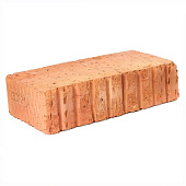  Кирпич керамический рядовой красный 250х120х65мм [М-125] /Бийск 