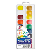 Краски 18 цветов Классика без кисти ПК /19С 1292-08/