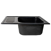 Мойка кварцевая прямоугольная глянцевая 640х490мм черная AG5C1 Agata Мойка кварцевая прямоугольная глянцевая 640х490мм черная AG5C1 Agata