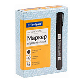 Маркер перм. OfSp 3мм черный круглый (12) /8004A/265705/ Маркер перм. OfSp 3мм черный круглый (12) /8004A/265705/