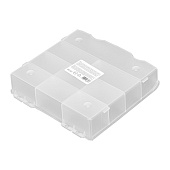Блок для мелочей 17x16см, прозрачный матовый, Сибртех