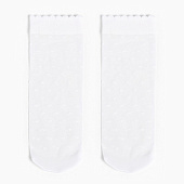 Детские носки для девочек Ce Lola с сердечками, цвет белый (bianco), р. 20-22, 7974446 Детские носки для девочек Ce Lola с сердечками, цвет белый (bianco), р. 20-22, 7974446