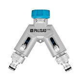 Разветвитель двухканальный, с внутренней резьбой 3/4"// Palisad 65832 Разветвитель двухканальный, с внутренней резьбой 3/4"// Palisad 65832