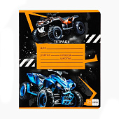 Тетрадь в клетку, 24 листа, А5, на скрепке, блок №1, Гонщику, микс Тетрадь в клетку, 24 листа, А5, на скрепке, блок №1, Гонщику, микс