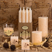  Свеча Indian Silk, 348-806, ароматическая, стеариновая, 7,5х7,5 см 
