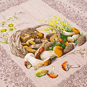 Дорожка (рогожка) 45х130 Грибочки 16242