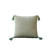 Чехол на подушку SL Home TASSEL 45х45 см, цв. оливковый   10068679