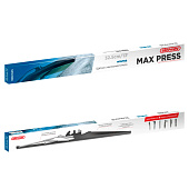  Щетка стеклоочистителя каркасная зимняя SKYWAY MAX PRESS 6 адаптеров в коробке 52,5см/21" 