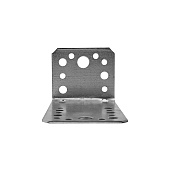  Угол крепежный асимметричный KUAS 130x50x65x1.8-2,0мм цинк 