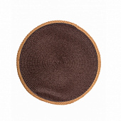  Сервировочная салфетка круглая JUTE 38см шоколадная DMP25 