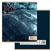  Тетрадь А5 96л скрепка клетка Alingar Rich nature, мелованный картон (стандарт) (4/48) /AL12082/ 