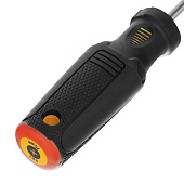  Отвертка PH1х75мм, CrV, трехкомпонентная рукоятка, Denzel 