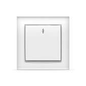 Выключатель проходной 1-кл. СП Бриллиант бел. Universal Выключатель проходной 1-кл. СП Бриллиант бел. Universal
