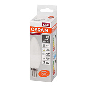  Лампа LED 7Вт Е14, свеча, 3000К теплый OSRAM 
