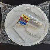  Набор одноразовой посуды "Походный" 