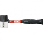 Киянка резиновая 450г, черно-белая резина, фибергласовая рукоятка, Matrix Киянка резиновая 450г, черно-белая резина, фибергласовая рукоятка, Matrix