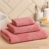 Полотенце 70х130 махровое Love Life, Border пыльно-розовый, хлопок, 380 гр/м2 9097567 Полотенце 70х130 махровое Love Life, Border пыльно-розовый, хлопок, 380 гр/м2 9097567