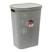 Корзина для белья INFINITY 60л серая 04754-099-00