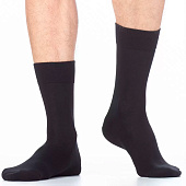  Мужские носки Omsa Classic 205 Bamboo, цвет Nero, размер 45-47 