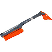 Щетка от снега со скребком с телескопической ручкой с мягкой щетиной 60,5-86см AIRLINE AB-R-10 Щетка от снега со скребком с телескопической ручкой с мягкой щетиной 60,5-86см AIRLINE AB-R-10