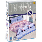 Комплект постельного белья 1,5 спальное Mariya DeLuxe ТС-КПБ-1,5 макси Морозное утро Комплект постельного белья 1,5 спальное Mariya DeLuxe ТС-КПБ-1,5 макси Морозное утро