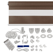 Рулонная штора ДЕНЬ-НОЧЬ 50х160 Какао Рулонная штора ДЕНЬ-НОЧЬ 50х160 Какао