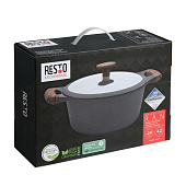 Кастрюля с крышкой RESTO 4.2л 93903 Кастрюля с крышкой RESTO 4.2л 93903