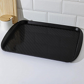 Поднос 45х35 см, цвет чёрный 2928523 Поднос 45х35 см, цвет чёрный 2928523