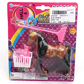 Игрушка лошадка с аксессуарами, 16х13,5х3 см, 2387028 Игрушка лошадка с аксессуарами, 16х13,5х3 см, 2387028